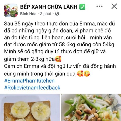35 ngày giảm gần 5kg