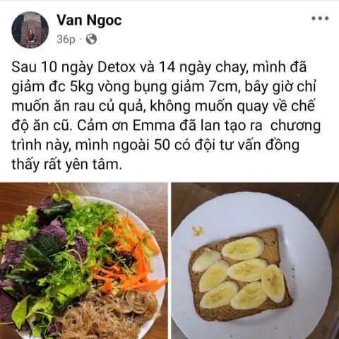 eat clean &detox giảm 5kg, bụng giảm 7cm