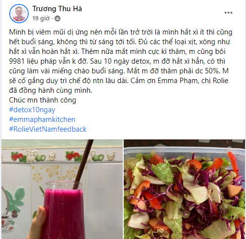 DETOX CẢI THIỆN CHỨNG HẮT XÌ