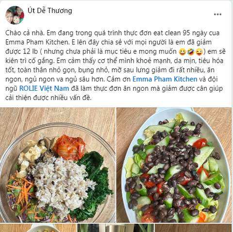 Eat clean khỏe mạnh, da mịn, tiêu hóa tốt, toàn thân nhỏ gọn, bụng nhỏ, giảm mỡ sau lưng, ngủ sâu hơn