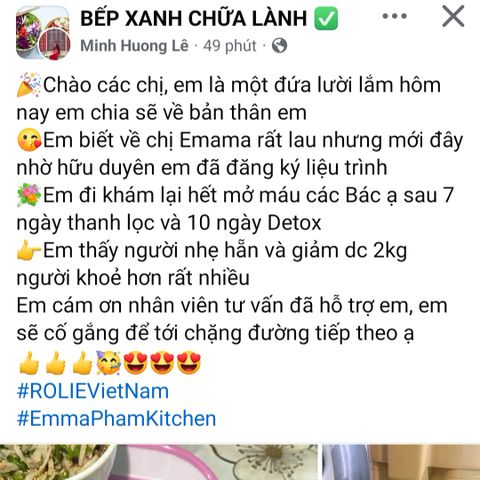 Giảm mỡ máu, 2kg và người khỏe hơn