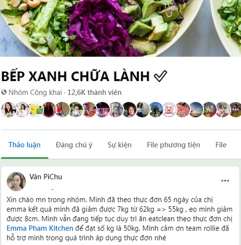 Eat clean Giảm 7kg và 8cm eo