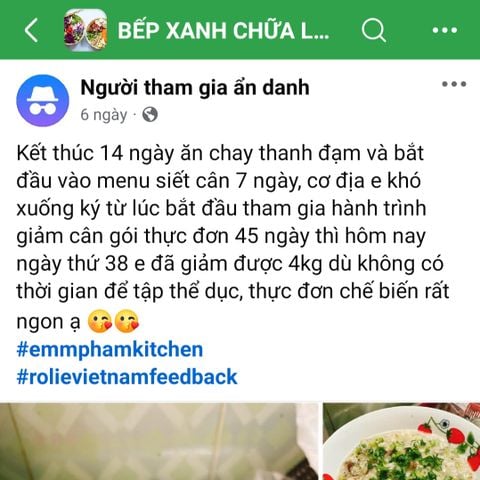 Cơ địa khó xuống giảm 4kg sau 38 ngày eat clean