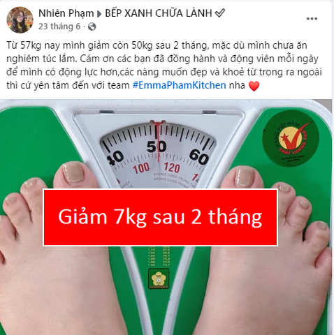 Mẹ bỉm sữa đã giảm 7kg trong vòng 2 tháng áp dụng
