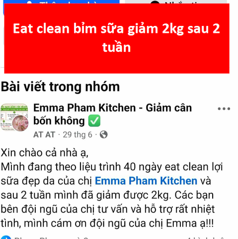 Mẹ bỉm sữa giảm 2kg trong 2 tuần
