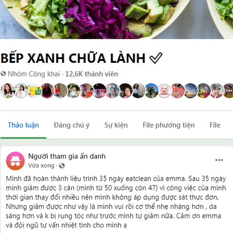 Giảm 3kg, cơ thể nhẹ nhàng, da sáng, không bị rụng tóc như trước