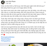 người gọn hơn rất nhiều, mất nọng cằm, cơ thể nhẹ nhàng, tiêu hóa cũng tốt hơn sau detox
