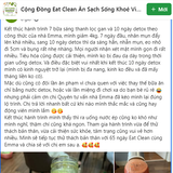 detox giảm 4kg, da sáng hẳn, nhẵn mụn, eo nhỏ đi 5cm và bụng rất nhẹ nhàng, cải thiện tiêu hóa