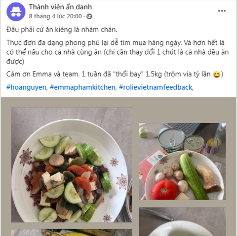 1 tuần đã “thổi bay” 1,5kg, Thực đơn đa dạng phong phú