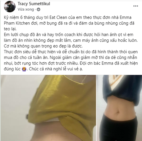 giảm cân giảm mỡ, da dẻ cũng nhẵn nhụi, bớt rụng tóc hơn