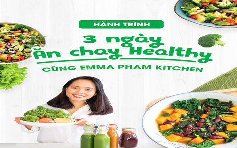 Quà tặng: 3 ngày ăn chay healthy