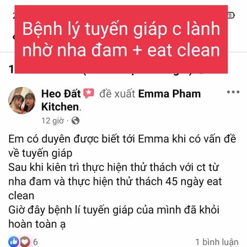 Bệnh lý tuyến giáp chữa lành nhờ uống nha đam và eat clean