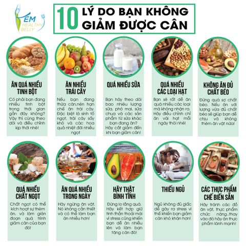 CÁCH GIẢI QUYẾT TẠI SAO ĂN ÍT VẪN BÉO !