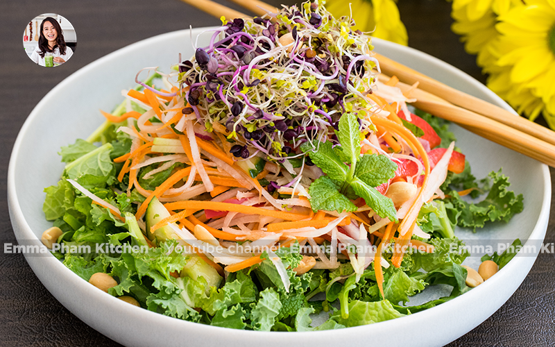 NỘM RAU CỦ THƠM NGON cho người Tiểu đường, tim mạch, ung thư, tuyến gi ...