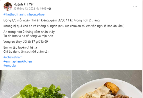 EAT CLEAN GIẢM 11 KÍ TRONG 2 THÁNG