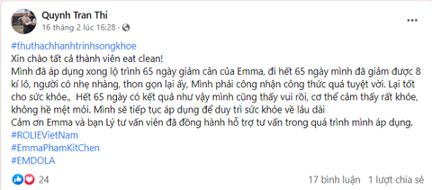 EAT CLEAN GIẢM 8 KÍ SAU 65 NGÀY