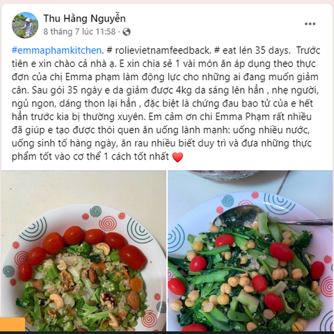 EAT CLEAN DA SÁNG, GIẢM 4 CÂN