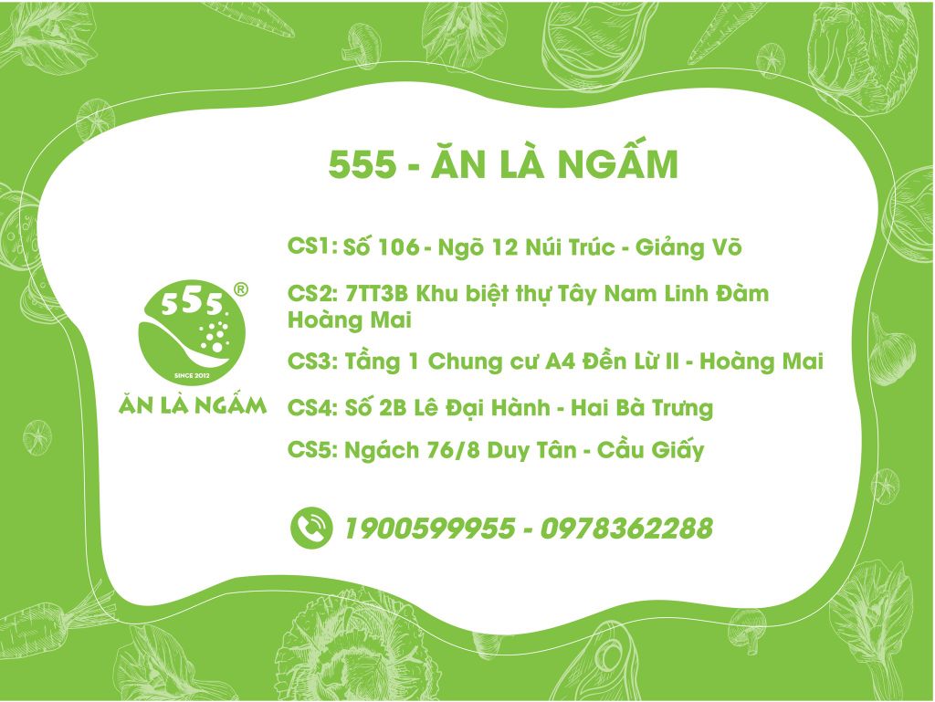 Từ Tháng 5/2019 Hệ Thống 555 sẽ vận hành 5 cơ sở với đúng tên gọi 