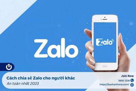 Cách chia sẻ Zalo cho người khác an toàn nhất 2023