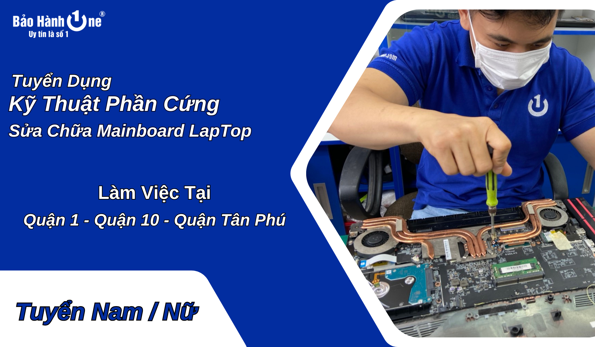 Kỹ Thuật Sửa Chữa Sửa Điện Thoại - Laptop Lương 15 - 25 triệu