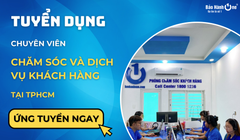 Tổng Đài Viên Tư Vấn Dịch Vụ Bán - Sửa Điện Thoại Laptop - Hồ Chí Minh Lương 8 - 10 Triệu