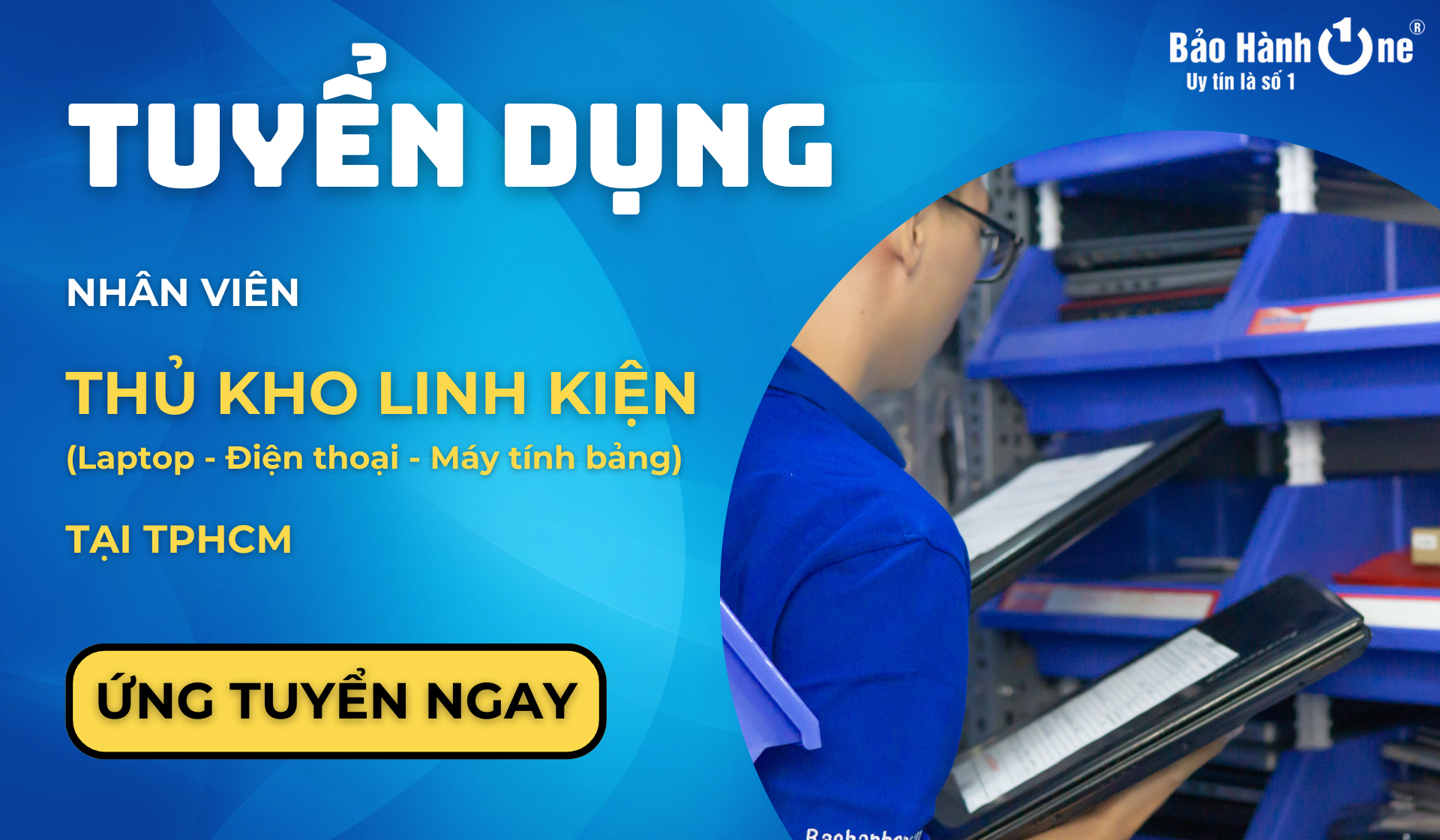 Tuyển dụng Thủ Kho Linh Kiện - Tại Hồ Chí Minh