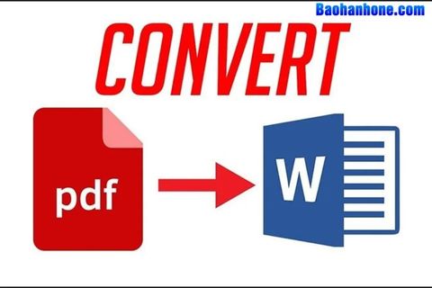 Cách chuyển từ file PDF sang file word trên máy tính