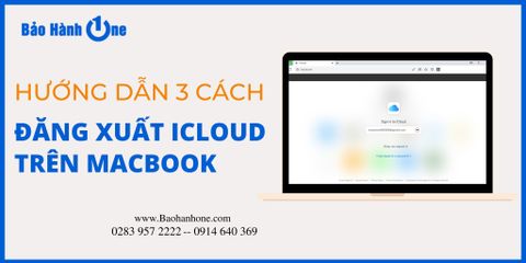 Hướng dẫn 3 cách đăng xuất iCloud trên Macbook đơn giản