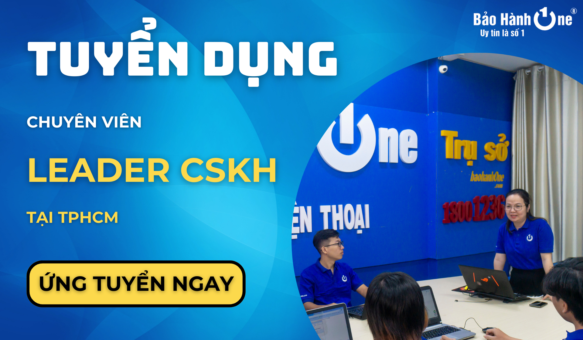 Tuyển Leader (Trưởng Nhóm) Chăm Sóc Khách Hàng Tại Quận Tân Phú