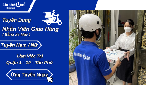 Tuyển Giao Nhận Linh Kiện Điện Thoại - Tại Hồ Chí Minh