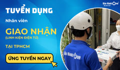 Tuyển Giao Nhận - Điện Thoại/Laptop - Tại Hồ Chí Minh