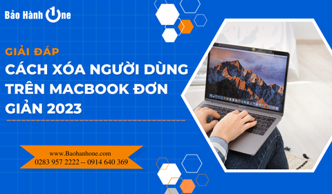 Cách xóa người dùng trên Macbook đơn giản 2023