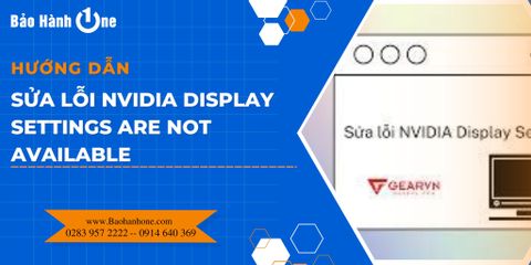 Hướng dẫn sửa lỗi NVIDIA Display Settings Are Not Available