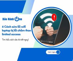 6 Cách sửa wifi laptop bị lỗi chấm than limited access cực đơn giản