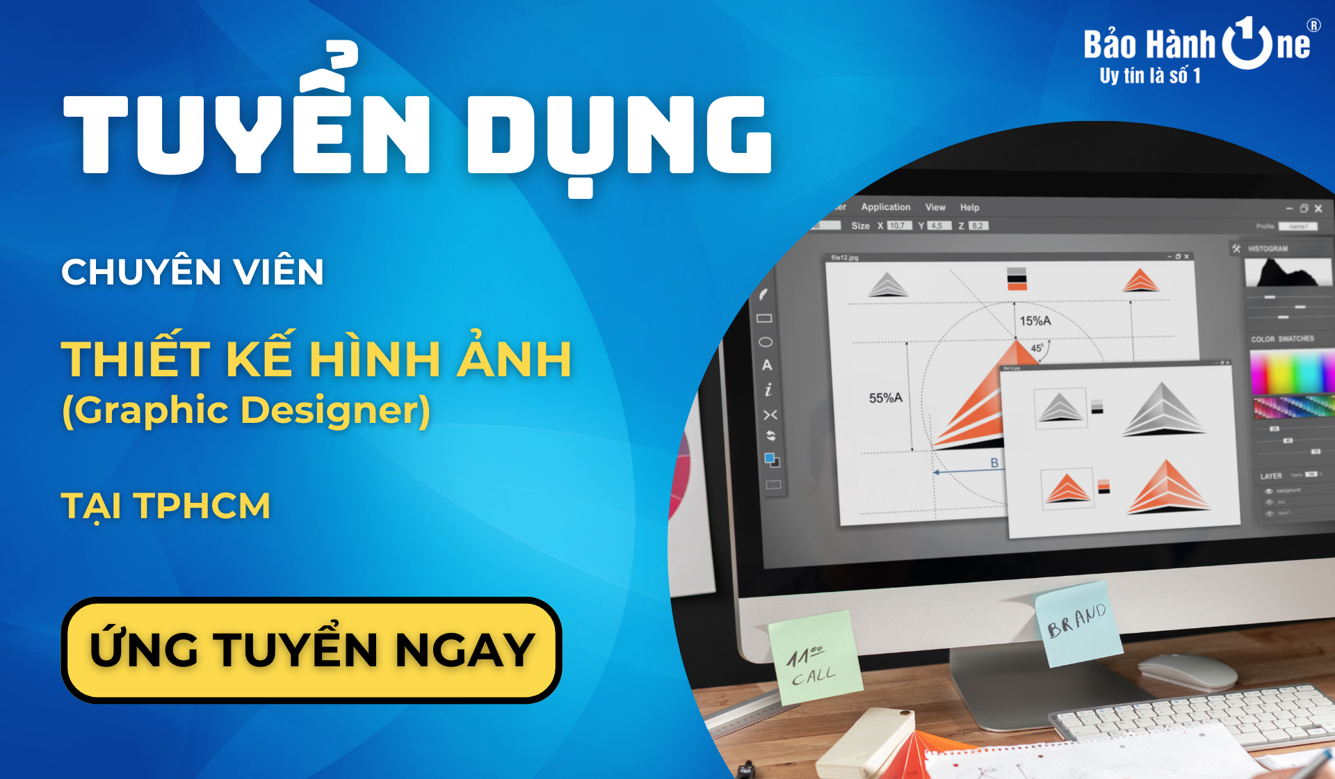 Tuyển dụng Chuyên Viên Thiết Kế Đồ Họa - Graphic Design tại Quận 10, Tân Phú