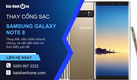 Cổng sạc Note 8 là gì? Sạc nhanh trong bao lâu?