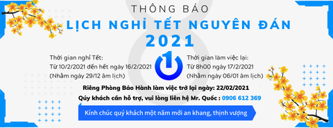 Bảo Hành One Thông Báo Lịch Nghỉ Tết Tân Sửu 2021