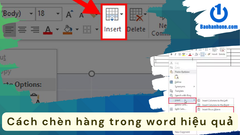 Hướng dẫn cách chèn hàng trong word hiệu quả