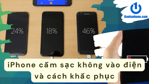 Tại sao iPhone cắm sạc không vào điện, chi tiết cách khắc phục