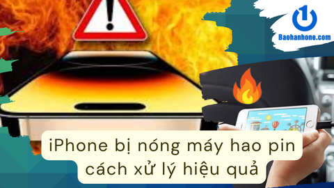 iPhone bị nóng máy hao pin và cách xử lý hiệu quả