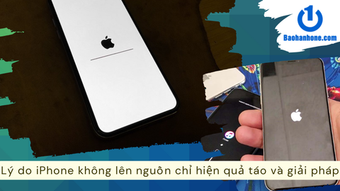 Lý do iPhone không lên nguồn chỉ hiện quả táo và giải pháp