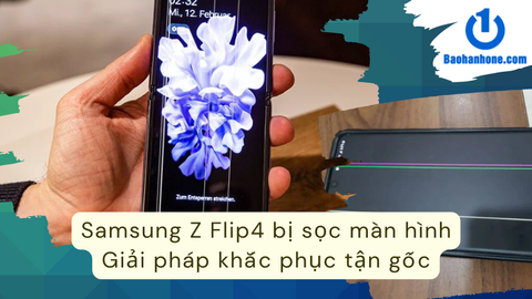 Samsung Z Flip4 bị sọc màn hình: Giải pháp khắc phục tận gốc