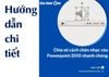 Chia sẻ cách chèn nhạc vào Powerpoint 2010 nhanh chóng