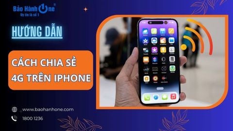 Cách chia sẻ 4G trên iPhone siêu dễ