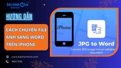 Cách chuyển file ảnh sang Word trên iPhone