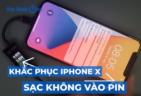 Cách khắc phục iPhone X sạc không vào pin chi tiết