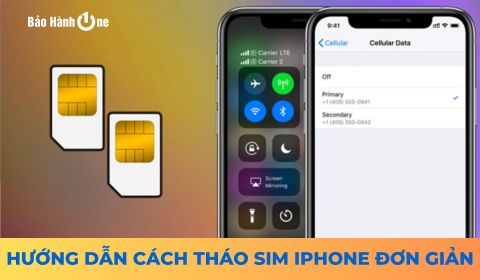 Hướng dẫn cách tháo SIM iPhone nhanh chóng đơn giản