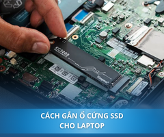 Cách gắn ổ cứng SSD cho laptop đúng kỹ thuật và chuyên nghiệp ngay cả khi thực hiện tại nhà