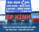 Dịch vụ thay pin iPhone lấy liền tại Tân Phú: Cam kết giá tốt