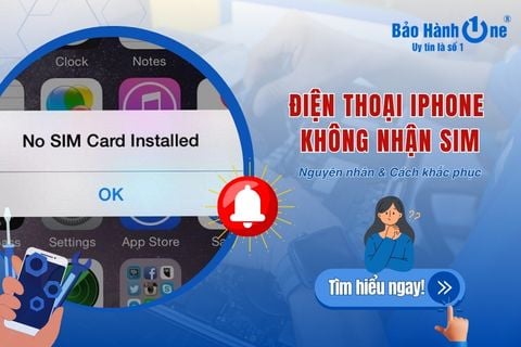 Điện thoại iPhone không nhận SIM: Nguyên nhân & Giải pháp